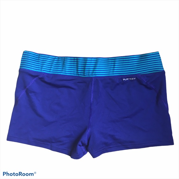 Stripped Running Shorts - Picture 2 of 3